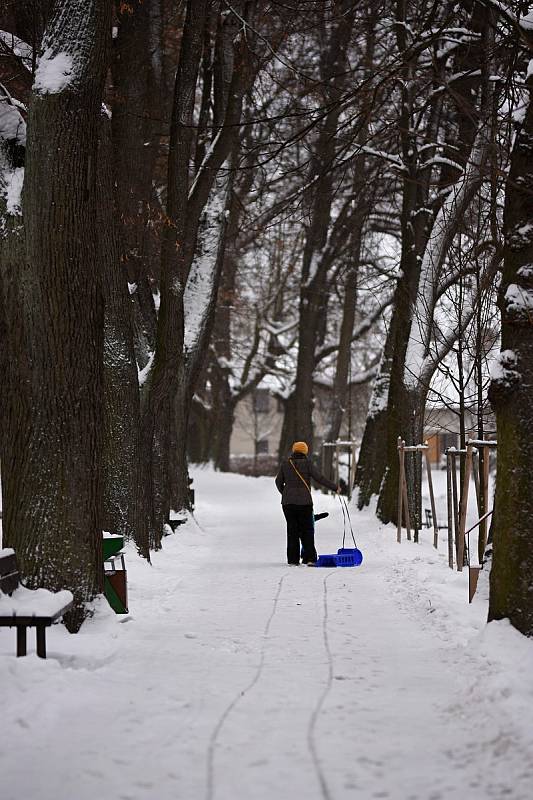 Krásná zima v Poličce.