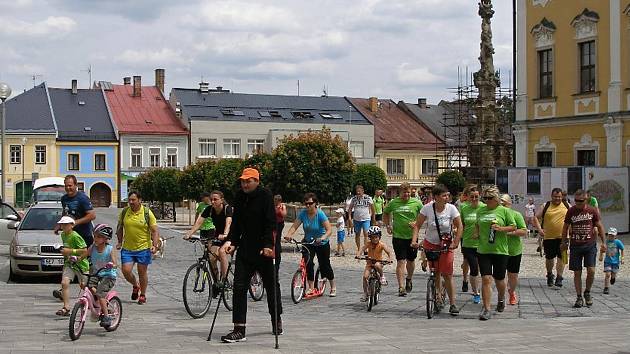 Běh naděje v Poličce.