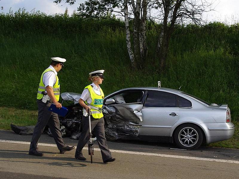 Vážná dopravní nehoda komplikovala provoz na silnici I/35 u Svitav.