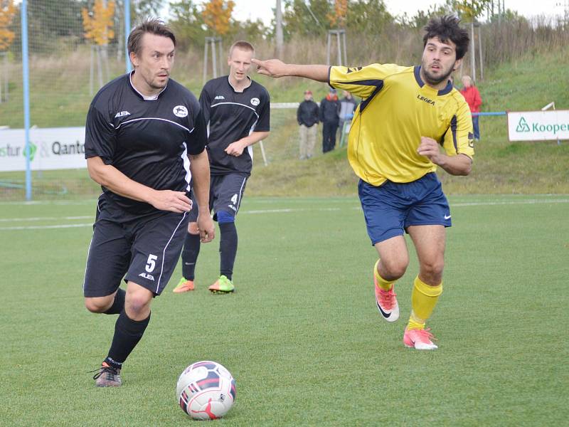 Z utkání TJ Svitavy B vs. Sokol Pomezí (1:2).