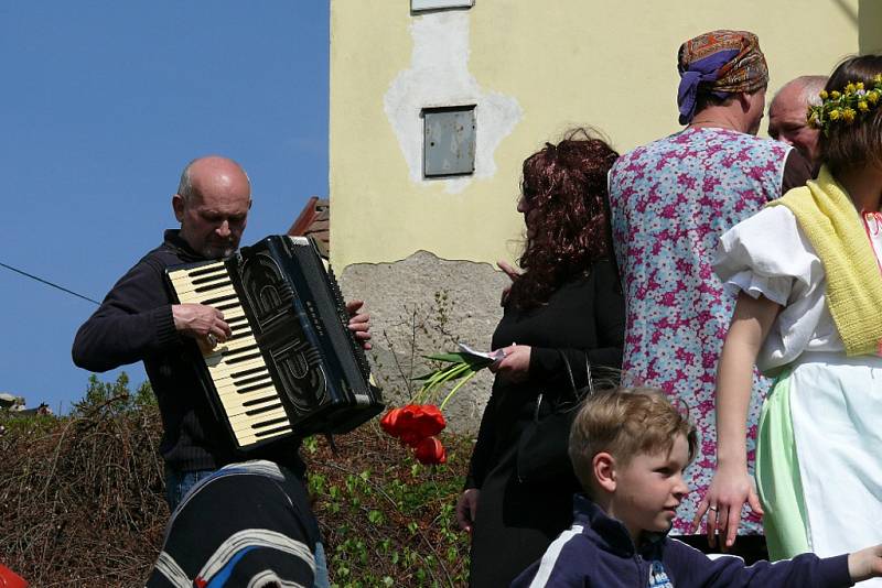 Retro 1. máj v Říkovicích u Litomyšle.