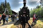 První vlak po železnici na trati Svitavy - Polička projel před 120 lety. O víkendu si lidé toto výročí připomněli.