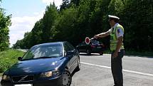 Policejní akce u Březové nad Svitavou.