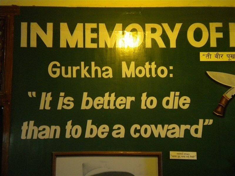 Gurkha muzeum.