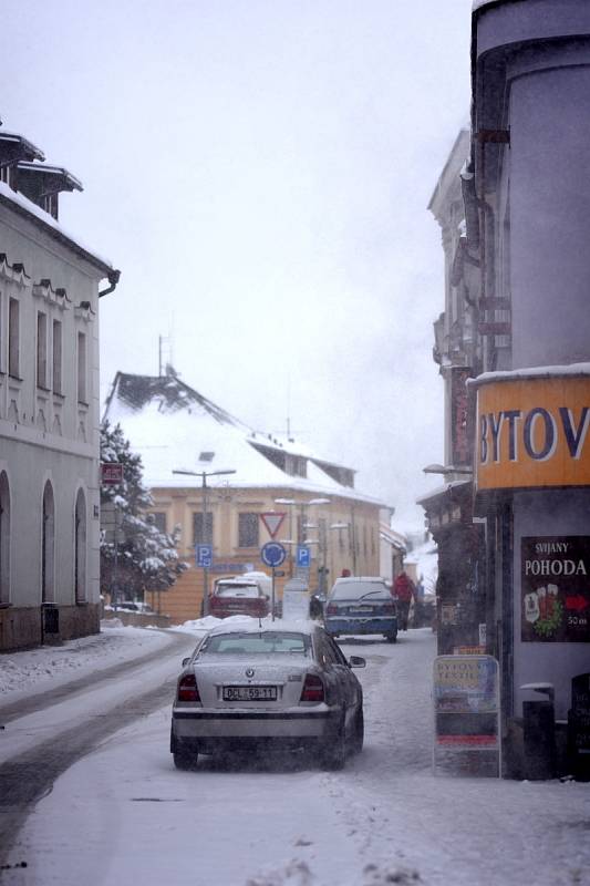 Krásná zima v Poličce.