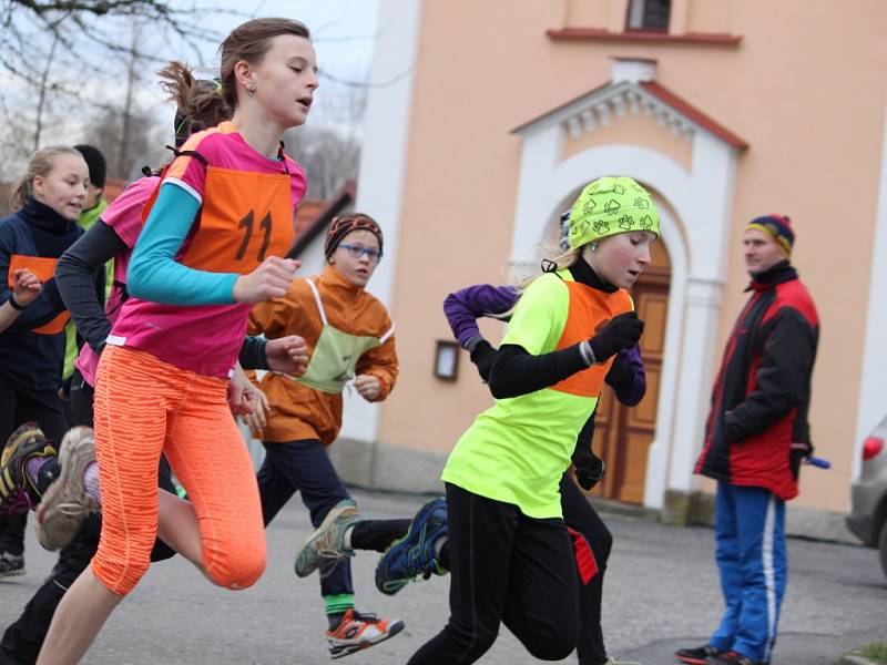 Vánoční běh okolo Zlatého pásku 2014.