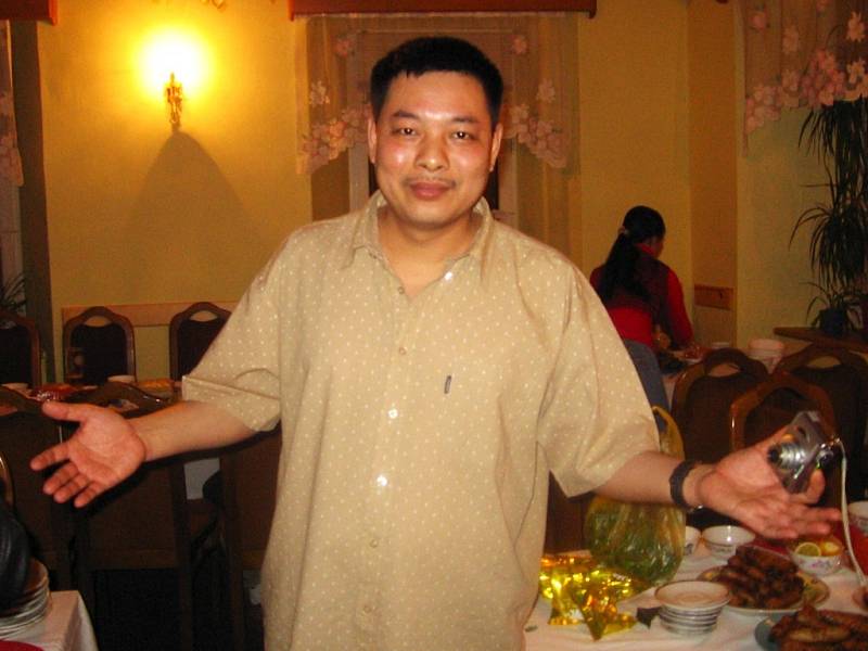 V P clubu ve Svitavách se sešli vietnamští obchodníci, aby přivítali nový rok.