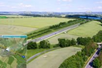 Vizualizace dálnice D35 v úseku Džbánov - Litomyšl