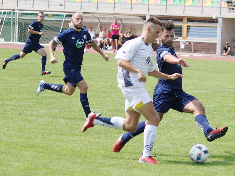 Z utkání TJ Jiskra Litomyšl vs. SKP Slovan Moravská Třebová.