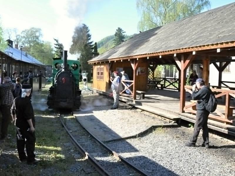 První jízda letošní turistické sezony v Mladějově.