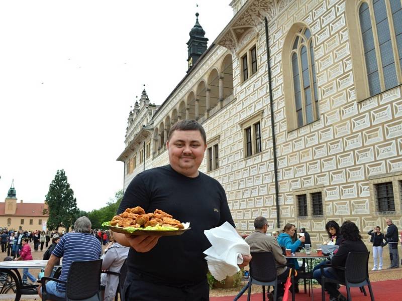 Slavnostního otevření zámeckého návrší v Litomyšli.