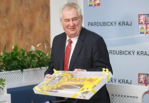 Návštěva prezidenta České Republiky Miloše Zemana ve Svitavách.