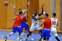 ERA Basketball Nymburk vs. Gliwice v Litomyšli.