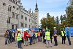 Lidé se mohli v sobotu podívat do některých objektů na zámeckém návrší, kde jinak pracují dělníci a vstup je sem zakázaný.