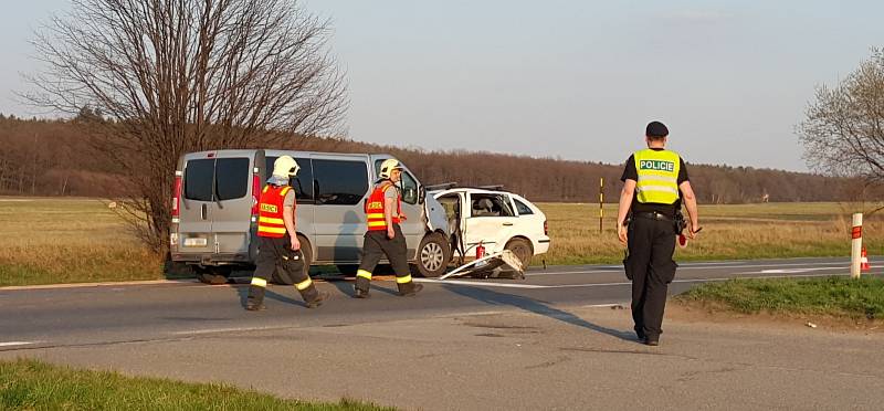 Sobotní nehoda u Vysokého Mýta