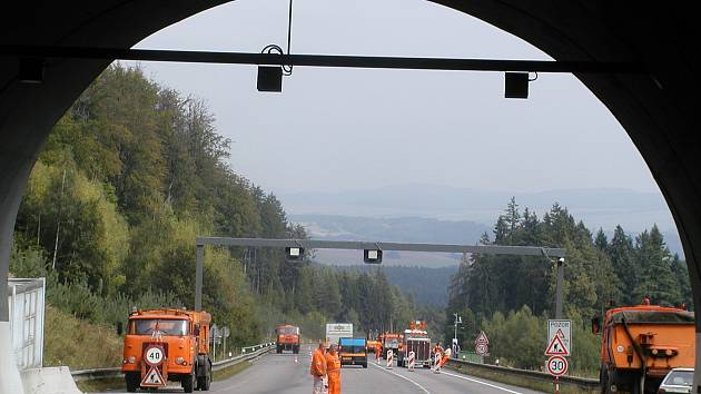 Hřebečský tunel čeká dlouhá uzavírka.