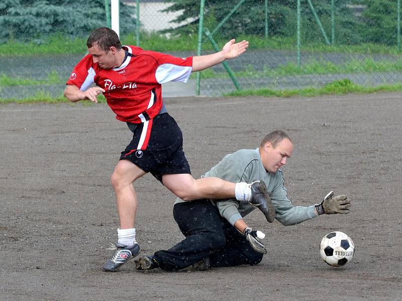 1. liga v minikopané v Litomyšli.