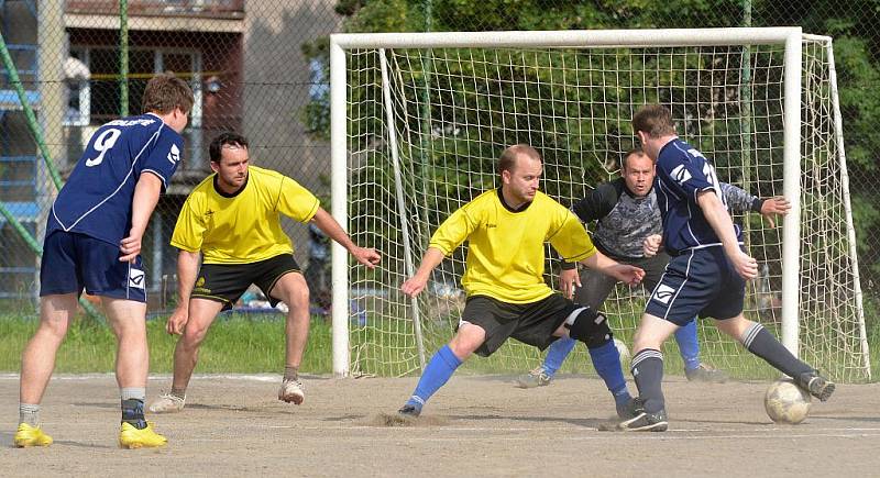 1. liga v minikopané v Litomyšli.