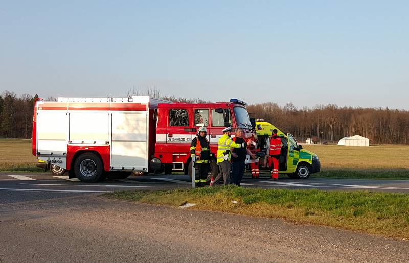 Sobotní nehoda u Vysokého Mýta