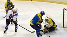 Obléhání skutečské svatyně přineslo litomyšlským hokejistům deset gólových zásahů a předpokládanou klidnou výhru.