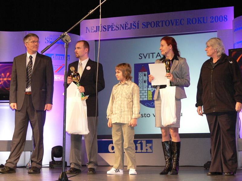 Z vyhlášení Nejúspěšnějšího sportovce roku svitavského regionu 2008