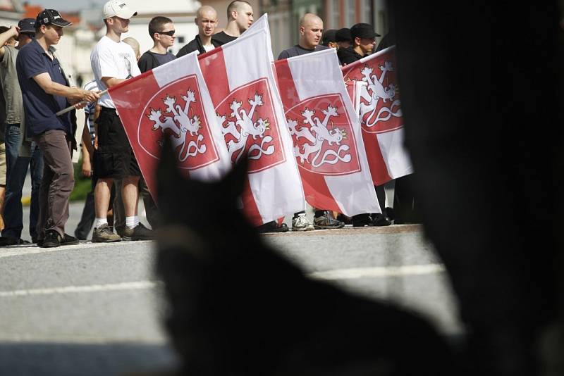 Přes dvě stovky nacionálních radikálů se sešlo v sobotu ve Svitavách. 