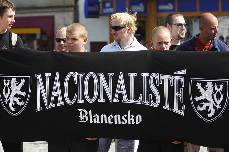 Přes dvě stovky nacionálních radikálů se sešlo v sobotu ve Svitavách. 