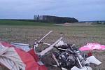 Dvojnásobná tragédie po pádu motorového rogala u Poličky