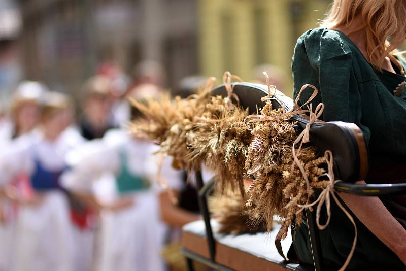 Lidé v Moravské Třebové si užili v sobotu Slamák 2021, tedy dožínkové a pivní slavnosti.