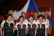 Tenkrát v Americe. Když česká seniorská reprezentace startovala vloni na mistrovství světa v Las Vegas, bylo to vůbec poprvé v historii. František Brokeš (v zadní řadě druhý zprava) byl u toho. 
