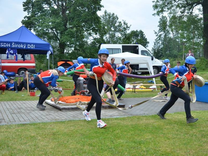  Svitavská liga v požárním útoku v Hartmanicích.