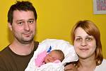 ANETA MÜLLEROVÁ. Narodila se 22. února Marii a Tomášovi ze Slatiny. Vážila 2,95 kilogramu.
