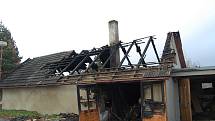 Noční požár truhlárny v Borové způsobil škodu za více než milion korun.