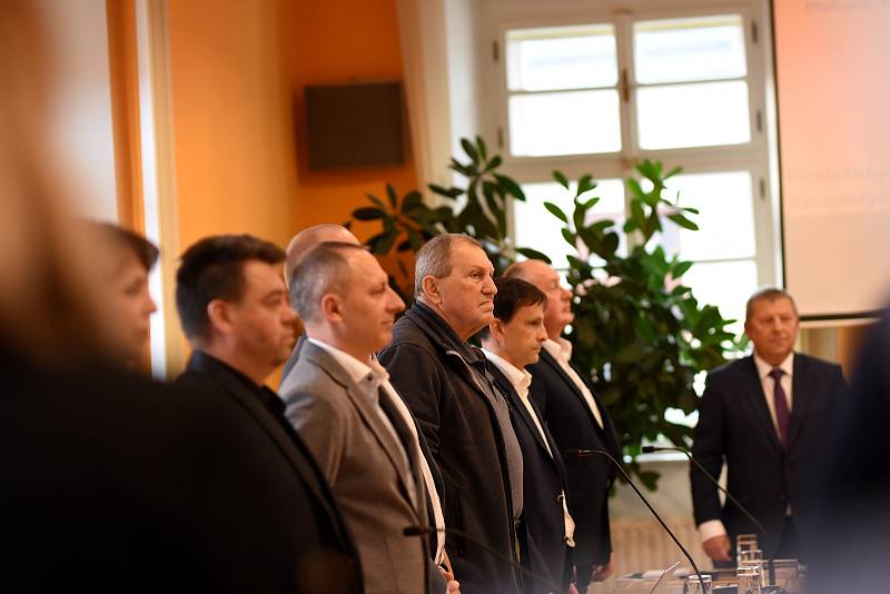 Ustavující zasedání zastupitelstva v Moravské Třebové.