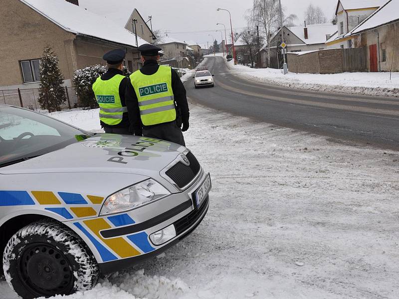 Policejní akce na Moravskotřebovsku.