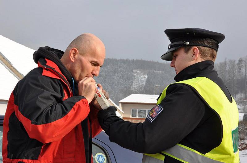 Policejní akce na Moravskotřebovsku.