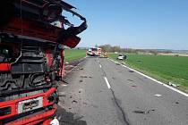 Tragická nehoda se stala v pondělí po patnácté hodině odpoledne na silnici I/34 u Vendolí