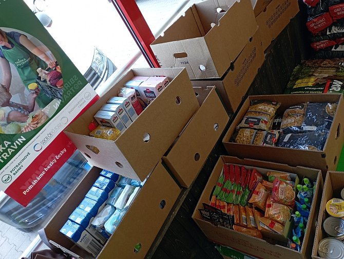 V Moravské Třebové přinesla jarní Sbírka potravin 256 kilogramů potravin a drogerie