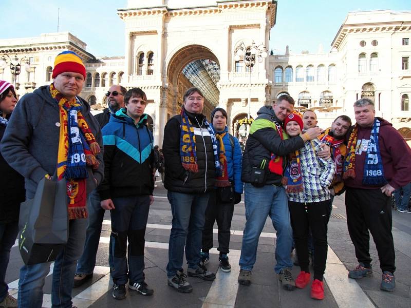 Fanclub Sparty se vydal na zápas do Milána