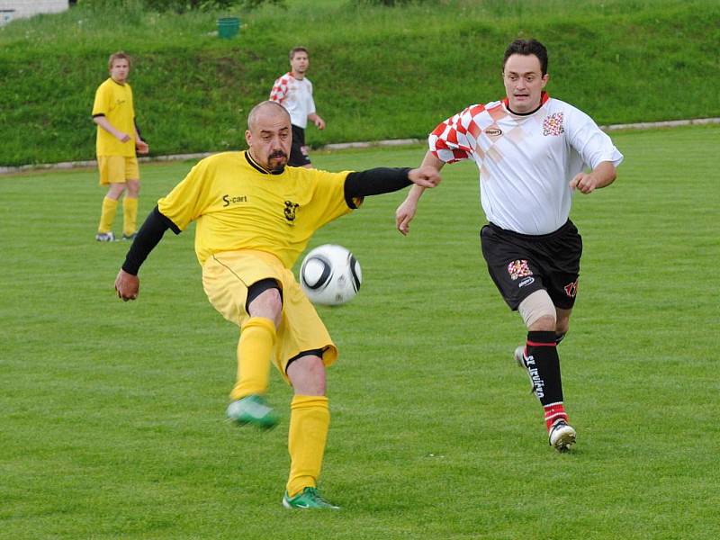 Duel v Jaroměřicích byl předčasně ukončen pár minut před koncem prvního poločasu.