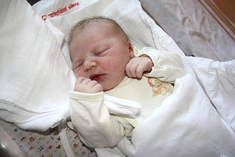 ŠÁRKA ZÁMEČNÍKOVÁ. Žaneta a Pavel z Mikulče mají od 6. října první dcerku. Za asistence tatínka se narodila ve svitavské porodnici v 13.23 hodin. Holčička vážila 3,9 kilogramu a měřila půl metru.     
