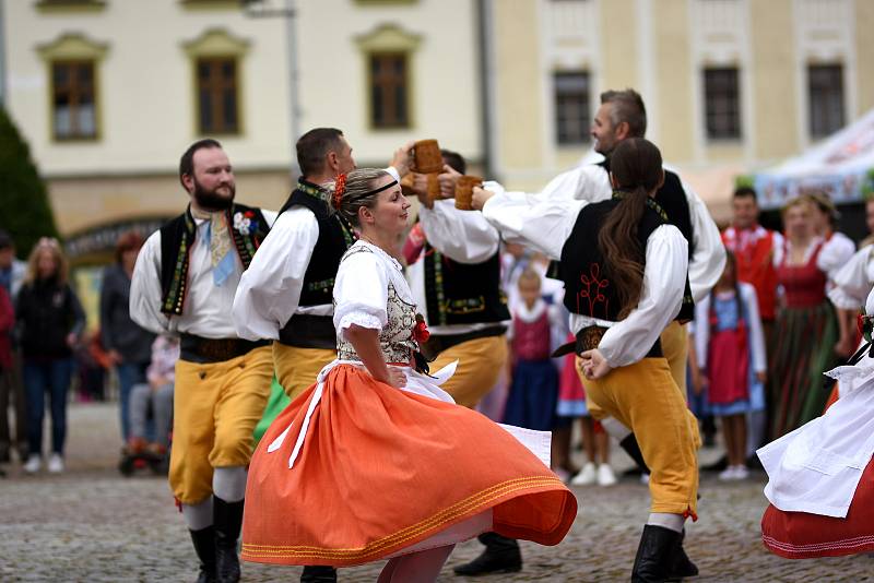 Lidé v Moravské Třebové si užili v sobotu Slamák 2021, tedy dožínkové a pivní slavnosti.