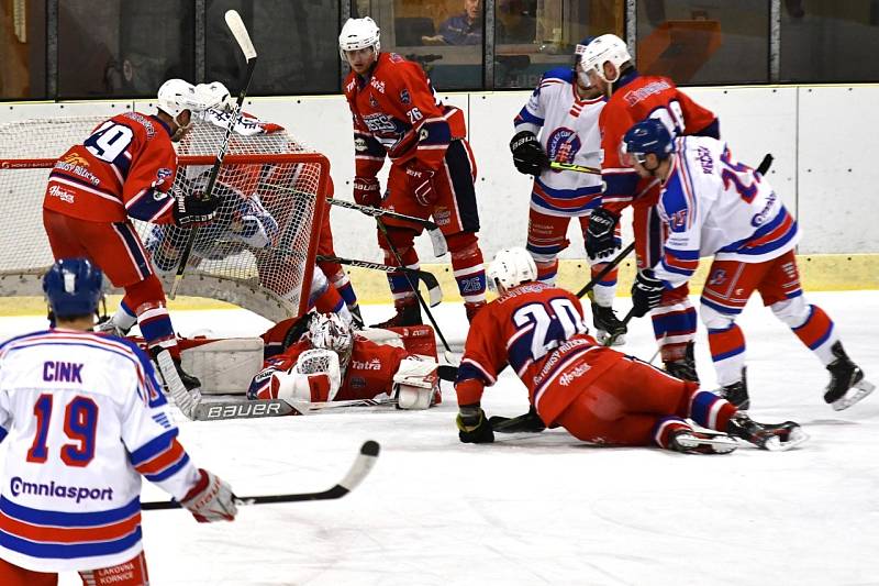 Osmifinále: HC Litomyšl vs. HC Hlinsko.