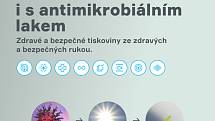 TISKÁRNA v Litomyšli otestovala novinku v České republice. Tiskoviny ošetří antimikrobiálním lakem.