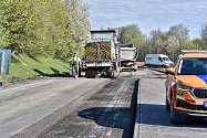 U Svitav pokračuje oprava silnice I/35.