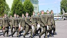 Slavnostní vyřazení absolventů vojenské školy v Moravské Třebové. Foto: Pavlína Horáčková