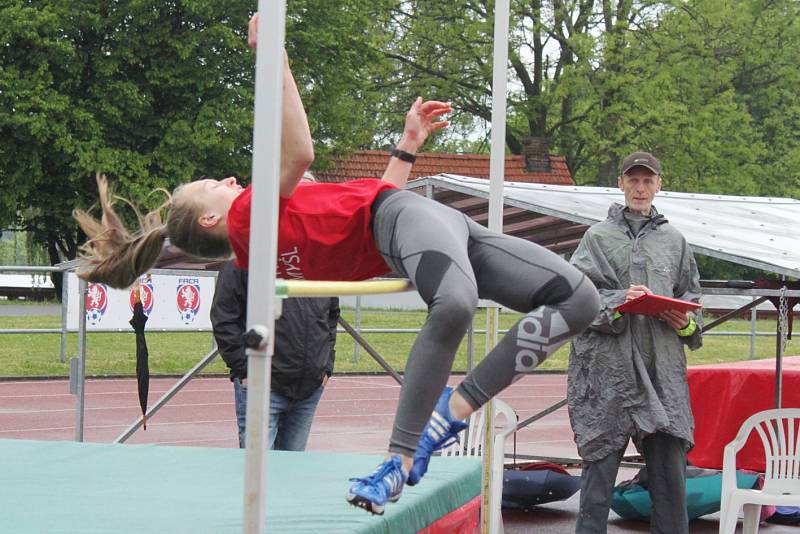 Jarní atletický mítink v Litomyšli.