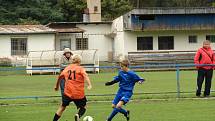 Z ligového utkání mladších žáků U12 mezi FK Kolín a TJ Svitavy.