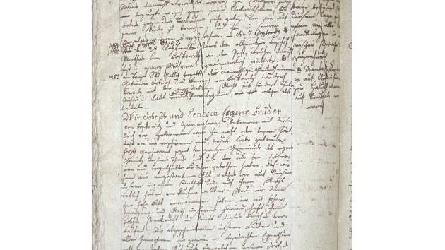 Neznámá listina pro Chornice na Moravskotřebovsku je z roku 1483 a byla objevená v rukopisných poznámkách J. E. Horkyho.