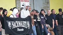 Pochod skinheadů na podporu Vlastimila Pechance se uskutečnil pouze jako setkání na nádraží.